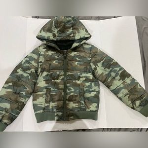 Justice girls army jacket size 8